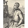 ANTONIO MORO 1885 Hendrik Hondius VICTORIAN PRINT