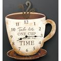 Coffee Clock "Take Life One Cup at a Time"