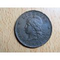Argentina 1889 2 Centavos Coin