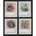 Yugoslavia Crystals 4v 1980 MNH SG#1945-1948