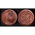 Australia Two Cent 1966 Used Coin Frilled neck-...