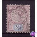 JAMAICA 1891 SG 29 2 1/2d DULL PURPLE AND BLUE ...