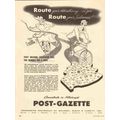 post gazette 1947 pittsburgh pa route your adve...
