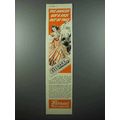 1940 Beeman's Pepsin Gum Ad - Dancer Got a Kick