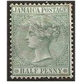 Jamaica 1885 SG16 1/2d Yellow-Green Wmk Crown C...