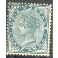 India stamps 1882 - SG 84 - QV ½a green used 5