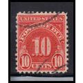 Used J84a 10c Postage Due Fine K1354