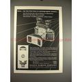 1956 Ihagee Exakta Camera Stereo Unit Ad - First Time!!