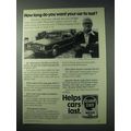 1978 Quaker State Motor Oil Ad - How Long Your Car Last