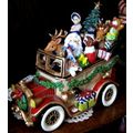 NIB Fitz & Floyd Santa Mobile Christmas Music B...