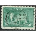 Canada 1950 Oil Wells 50c Green SG431 FU