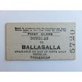 Isle of Man Railway Douglas-Ballasalla Ticket #187