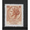 ITALY 1953 COIN OF SYRACUSE 6L BROWN SG 889 FIN...