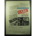 1950 CARE Package Advertisement - Care delivers...