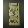 1953 International Motor Sports Show Ad - Opens Saturday, Apr. 4
