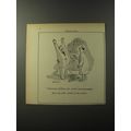 1953 American Airlines Ad - cartoon by Bernard Wiseman - Burglary