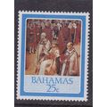 Bahamas 1986 Queens 80th Birthday 25c Mint Hung...