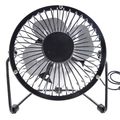 Portable Mini Metal USB Table Fan (Black)