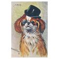 rp14449 - Louis Wain Dog - A Dandy - print 6x4