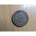1964j 2 Pfennig Germany Coin
