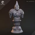 Mordred bust 75mm highly detailed miniature res...