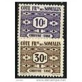 FRENCH SOMALIA 1947 SG D415+D416 - mint no gum