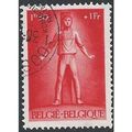 Belgium Mi 718: 1.50 Fr + 1 Fr.carmine War Vict...