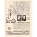 pfaudler company 1934 apple brandy glass lined ...