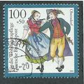 GER 1993 100pf+ 50 'NATIONAL COSTUMES- OBERNDOR...