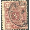 Finland 1875 - SG79 - 32p pink - Arms - used