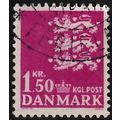 Denmark, 1962 1.5k Coat of Arms, SG 346F (Scott...