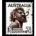 AUSTRALIA 1950 2s.6d ABORIGINE BROWN SG253 FINE...