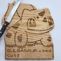Bulbasaur Wood Cutting Board Kitchen Butcher Bl...