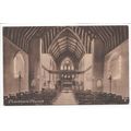Chartham Church Interior Kent Postcard