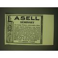 1902 Lasell Seminary Ad - Lasell Seminary for y...