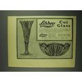 1902 Libbey Cut Glass Ad - No. 292 Vase, No. 21...