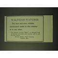 1900 Waltham Watches Ad - Best and Most Reliabl...