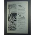 1913 Post Toasties Ad - Ready When You Stop