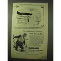 1950 Masland Clothes Ad - Tac-L-Pak, Fisherman