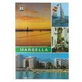 multiview, MARBELLA, Spain postcard posted 1986...