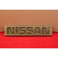 1980’s “Nissan” 3.75” Plastic Rear Trunk Lid Em...