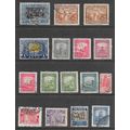 COLOMBIA USED RANGE SELECTION 16 STAMPS 40p FOR...