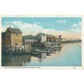 PC19067 The Old Stone Wharves. Rockport Harbor....