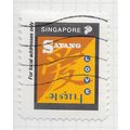 SINGAPORE 1995 LOCAL POST ONLY GREETING STAMP U...