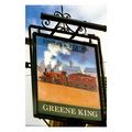 pu0122 - The Engine & Tender Pub Sign , Ampthil...