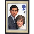 Elizabeth II - 1981 - 14p Royal Wedding PHQ Car...