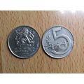 Czechoslovakia Ceska 1994 5 Koruna Coin