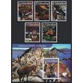 Gibraltar Birds Prehistoric Wildlife 5v+MS 2007...