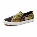 Graffiti Canvas Shoes Men's Low-cut Korean Yout...