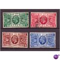 Silver Jubilee set sg453 456 used cv £9.25